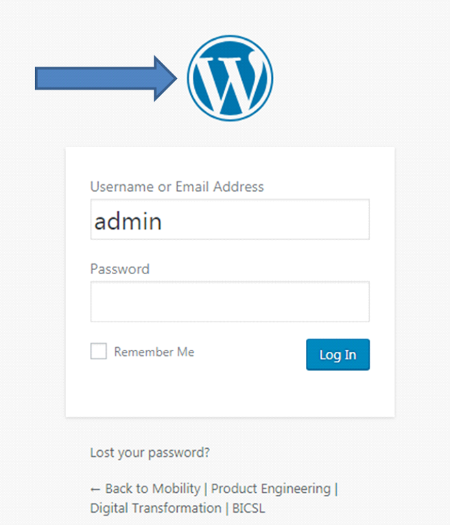 Changing the WordPress logo above the login form